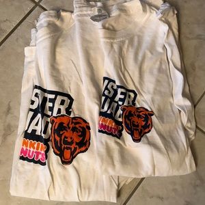 2 Chicago Bears XL Shirt Lot. Caught at game from T-Shirt Cannon!!!
